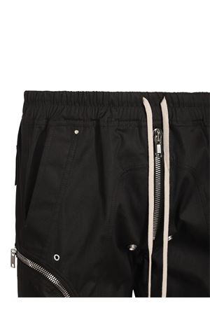 Bauhaus black cotton trousers RICK OWENS | RU02E1377TE09